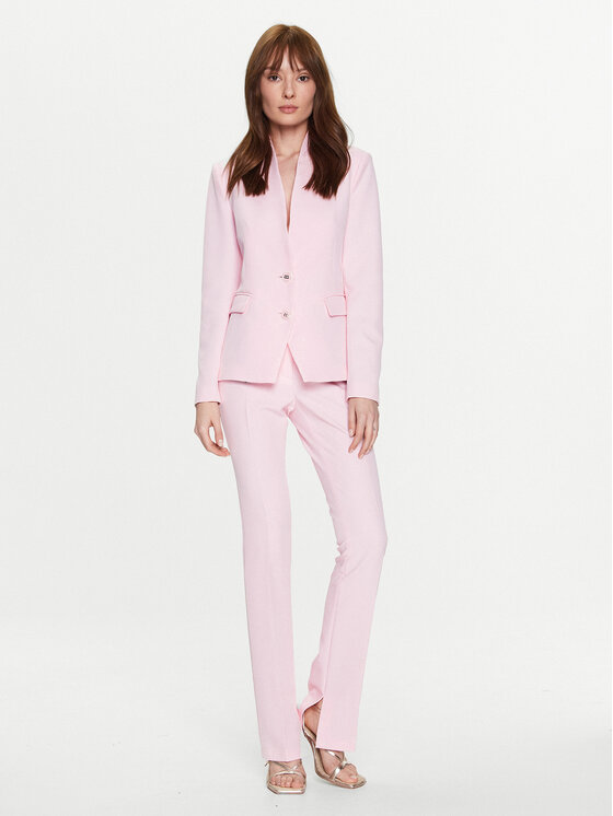 Pantaloni di tessuto RA3032-T3359 Rosa Regular Fit...