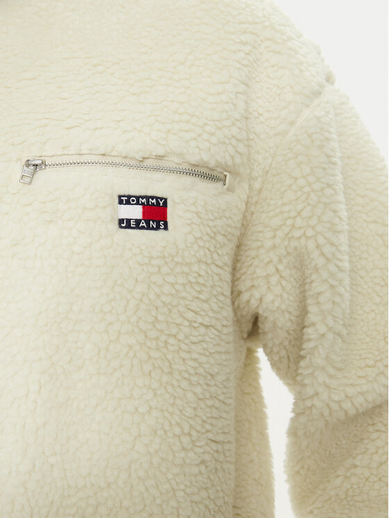 Tommy Jeans Tommy Jeans Bunda anorak Teddy DM0DM19242 Écru Relaxed Fit