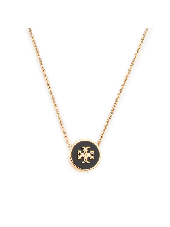 Tory Burch Tory Burch Kaklo papuošalas Kira Enamel Pendant Necklace 90549 Auksinė