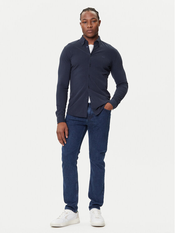 BOSS BOSS Риза Myjersey 50543089 Тъмносин Slim Fit