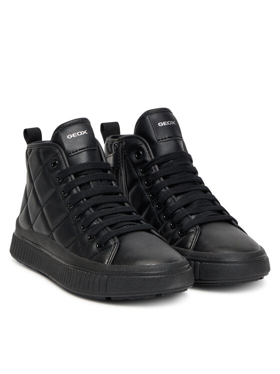 Geox Geox Sneakersy J Laquinny J56M3F 000BC C9999 D Čierna