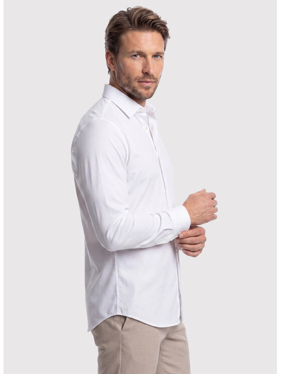 Pako Lorente Pako Lorente Koszula P26WF-1X-011 Biały Slim Fit