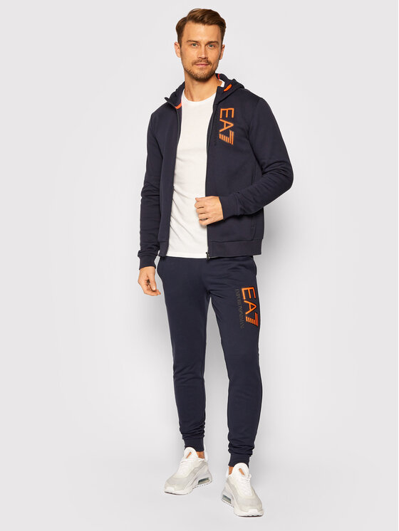 EA7 Emporio Armani EA7 Emporio Armani Felpa 6HPM57 PJ07Z 1554 Blu scuro Regular Fit