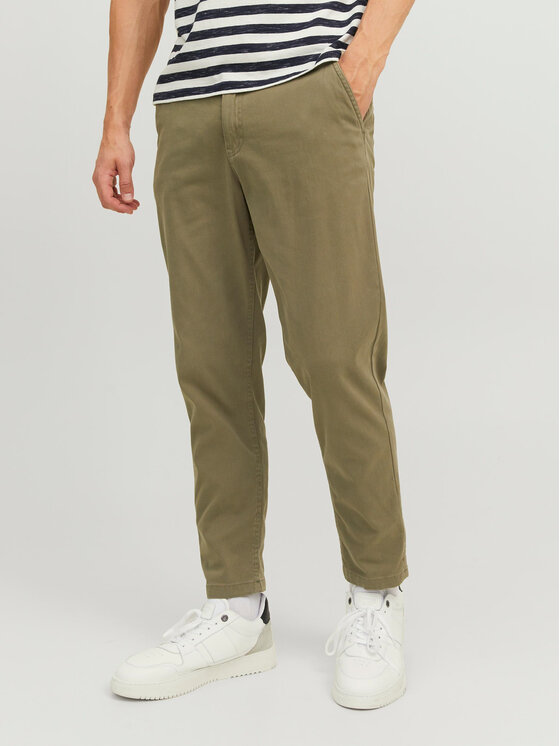 Jack&Jones Chino Harlow 12242188 Zelena Tapered Fit