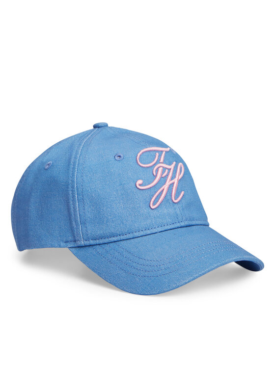 Tommy Hilfiger Șapcă Logo Embroidery Baseball Cap AW0AW18338 Albastru