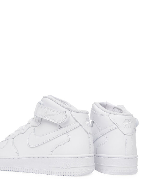 Nike Nike Sneakersy Air Force 1 '07 Mid DD9625 100 Biały