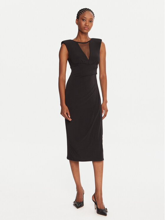 Rinascimento Rinascimento Kokteilikleit CFC0020145002 Must Slim Fit