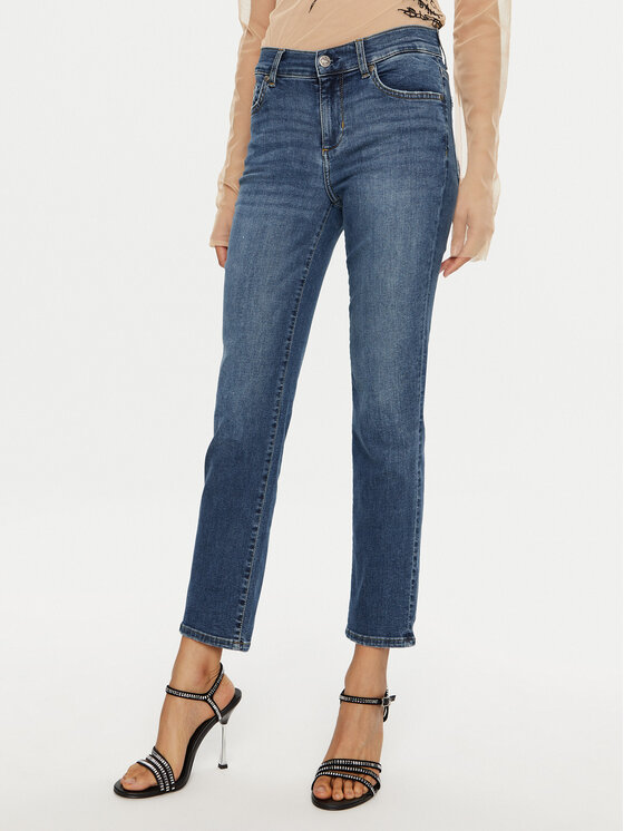 Liu Jo Liu Jo Teksad UF4066 DS615 Sinine Skinny Fit