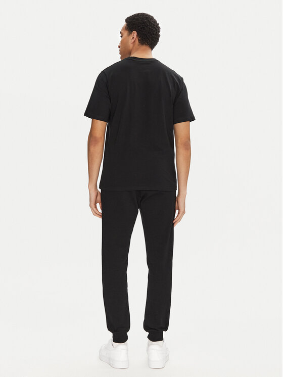 Jack & Jones Jack & Jones Súprava trička a teplákov Beau 12277849 Čierna Relaxed Fit