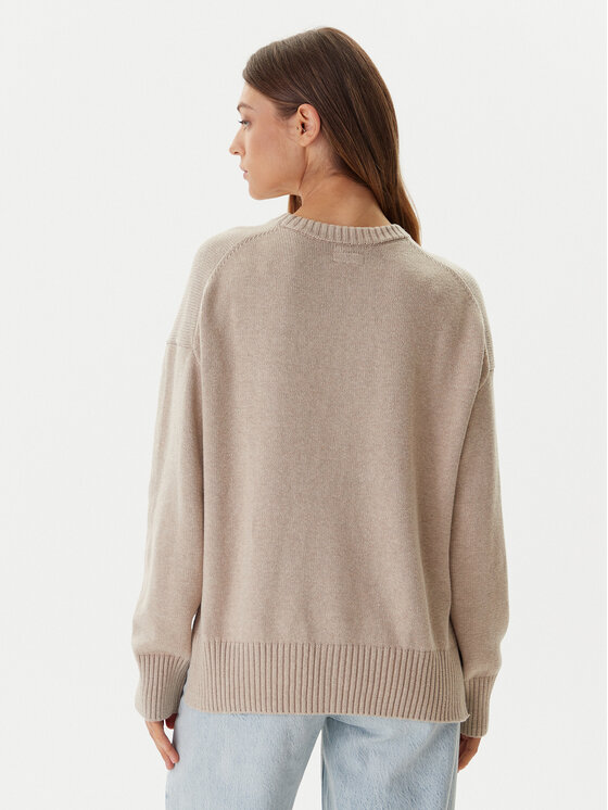 Guess Jeans Guess Jeans Pullover W4BR12 Z3HM1 Beige Relaxed Fit