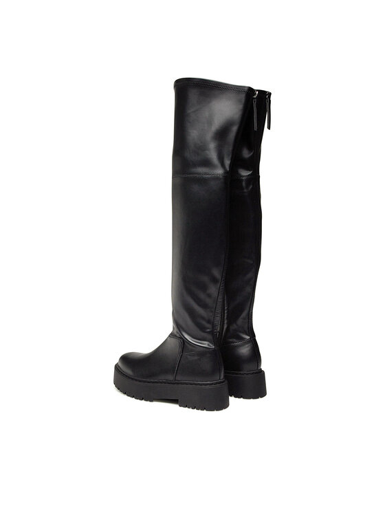 Jenny Fairy Jenny Fairy Čizme preko koljena WS5577-25 Crna