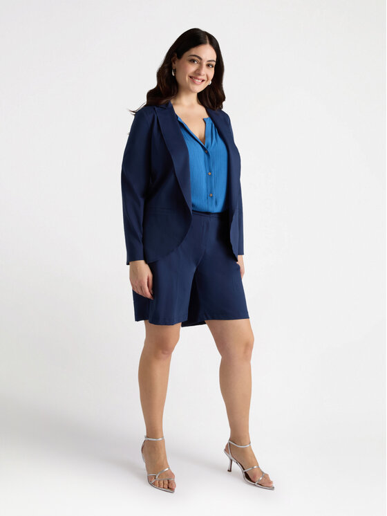 Fiorella Rubino Fiorella Rubino Pantaloni di tessuto P086L002230N034 Blu Regular Fit