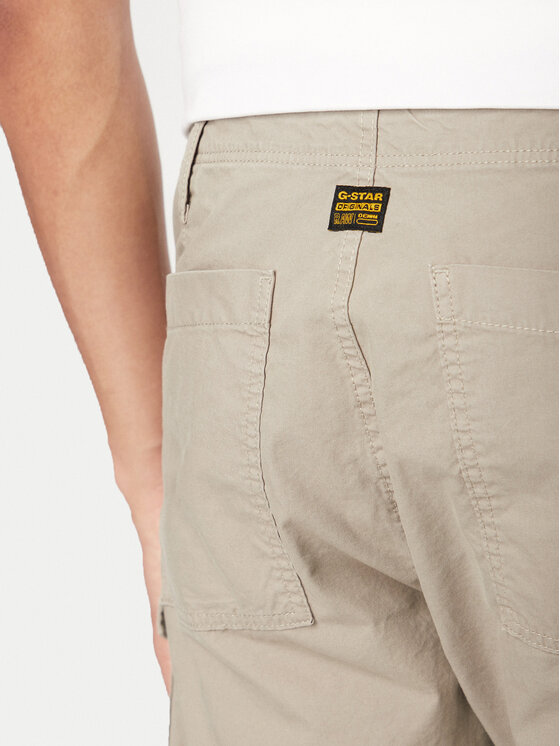 G-Star Raw G-Star Raw Bavlnené nohavice D28376-D388 Svetlo béžová Regular Fit