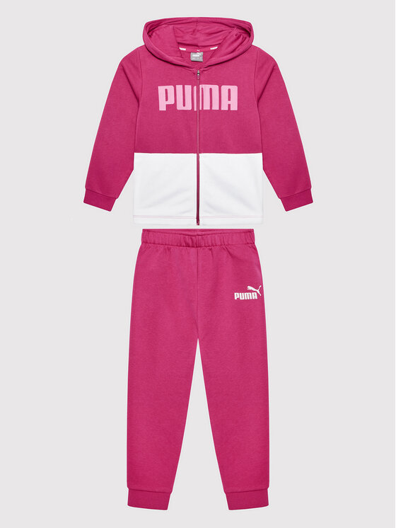 Puma Puma Tuta Minicats Colorblock 847324 Rosa Regular Fit