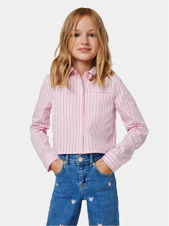 Kids ONLY Krekls Holly 15317151 Rozā Cropped Fit