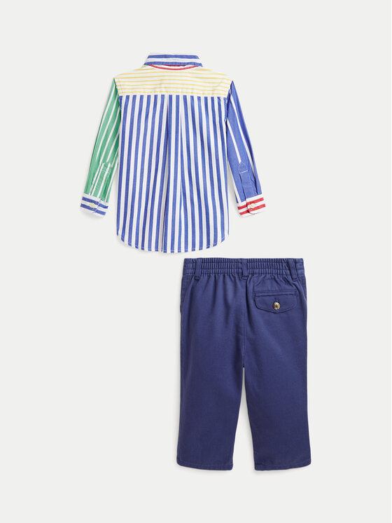 Polo Ralph Lauren Polo Ralph Lauren Completo camicia e pantaloni di tessuto 320958600001 Multicolore Regular Fit
