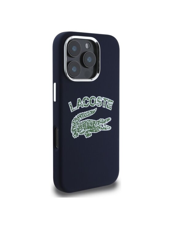 Lacoste Lacoste Etui na telefon Silicone Cracked Logo Granatowy