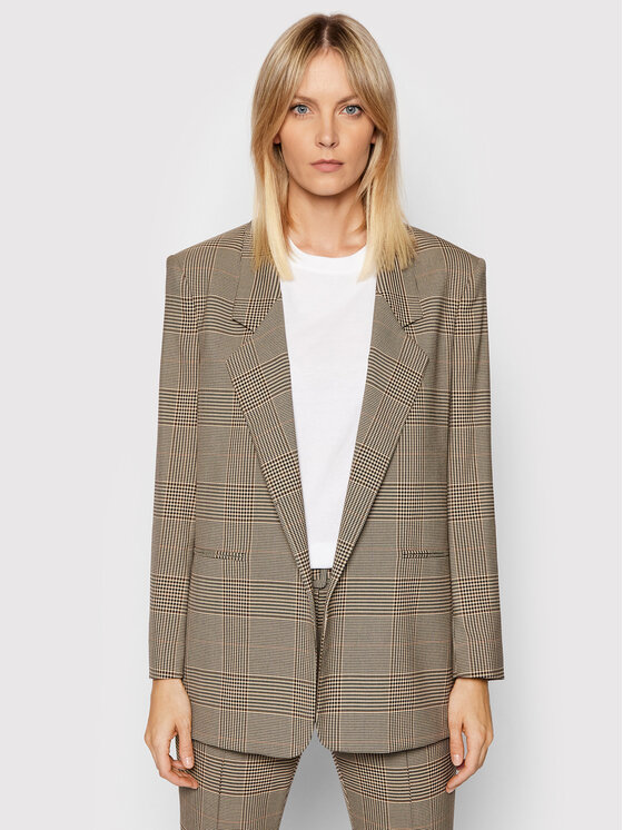 Boss Suknjič Jamlelle 50463633 Rjava Relaxed Fit