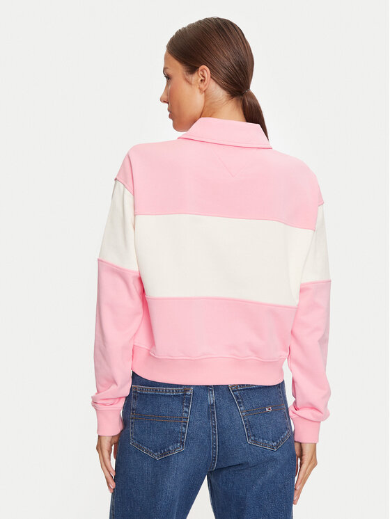 Tommy Jeans Tommy Jeans Džemperis ar kapuci DW0DW18705 Rozā Regular Fit