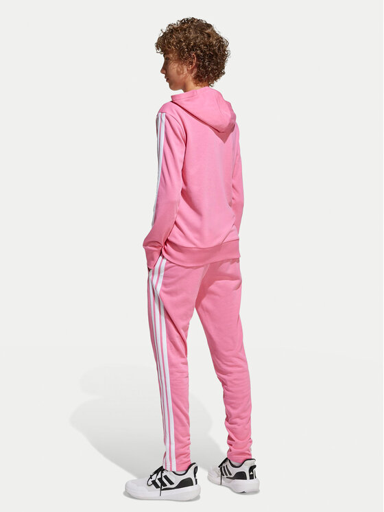 adidas adidas Trenirka Seasonal Essentials Tiberio 3-Stripes French Terry JI6037 Roza Regular Fit