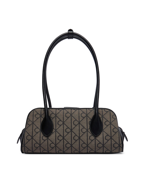 Calvin Klein Calvin Klein Kabelka Emblem Trio Jacquard LV04F3744G Šedá