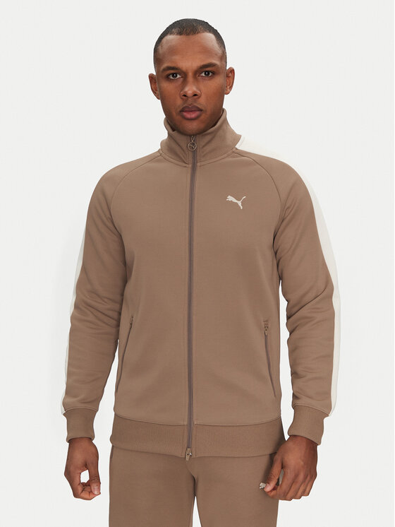 Puma Puma Суитшърт T7 Always On 629587 Бежов Regular Fit