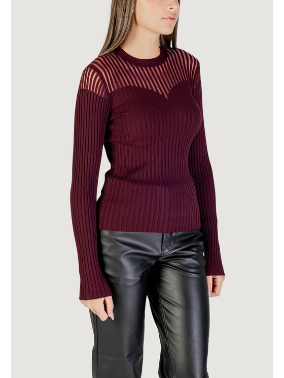 Morgan De Toi Morgan De Toi Maglione 252-MAMDO Viola Casual Fit