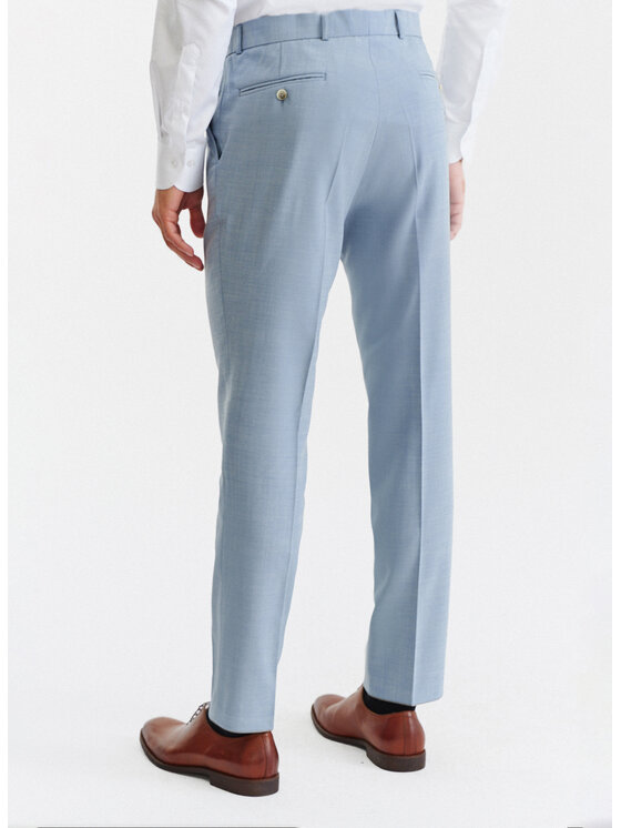 Pako Lorente Pako Lorente Spodnie garniturowe P23SP-6G-023 Niebieski Slim Fit