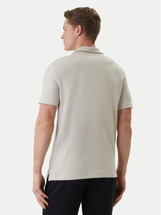 Calvin Klein Calvin Klein Polokošile LV04LC239G Écru Regular Fit