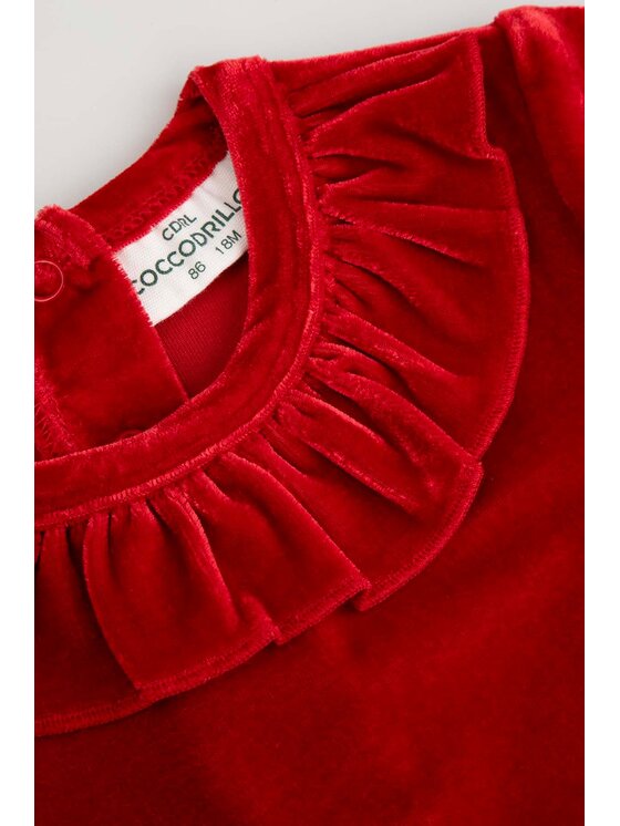 Coccodrillo Coccodrillo Dětské body ZC5112104EBG-009 Červená Regular Fit