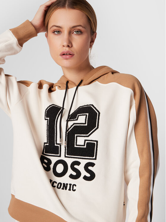 BOSS Boss Džemperis C Eraisy Ic 50477790 Smėlio Regular Fit