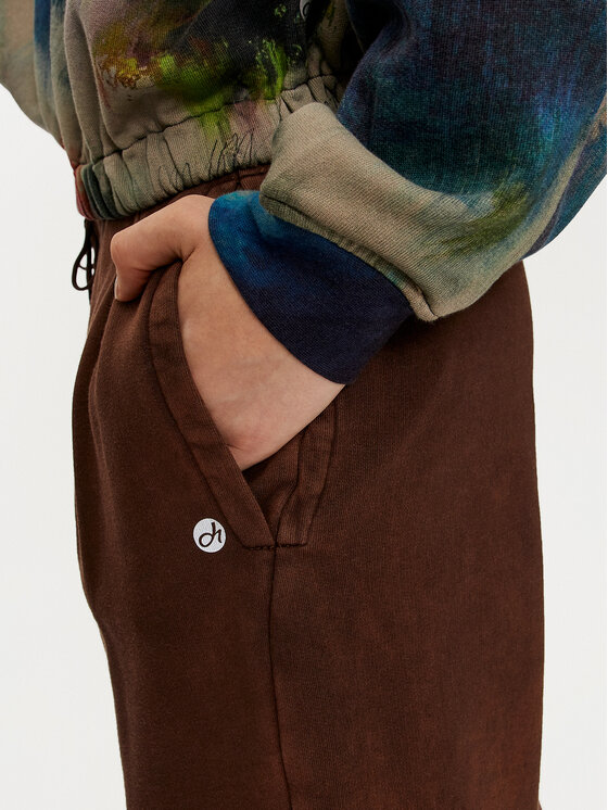 Deha Deha Долнище анцуг C12165 Кафяв Regular Fit