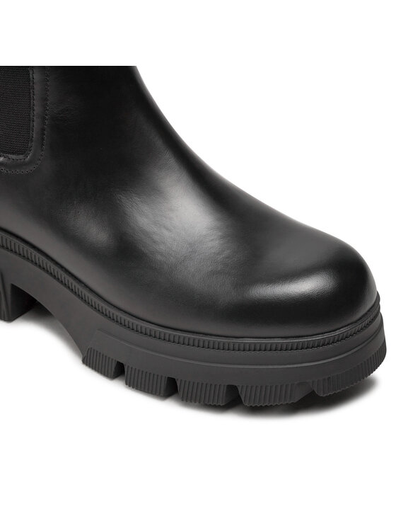 Calvin Klein Calvin Klein Боти Chunky Combat Chelsea Mg YW0YW01495 Черен
