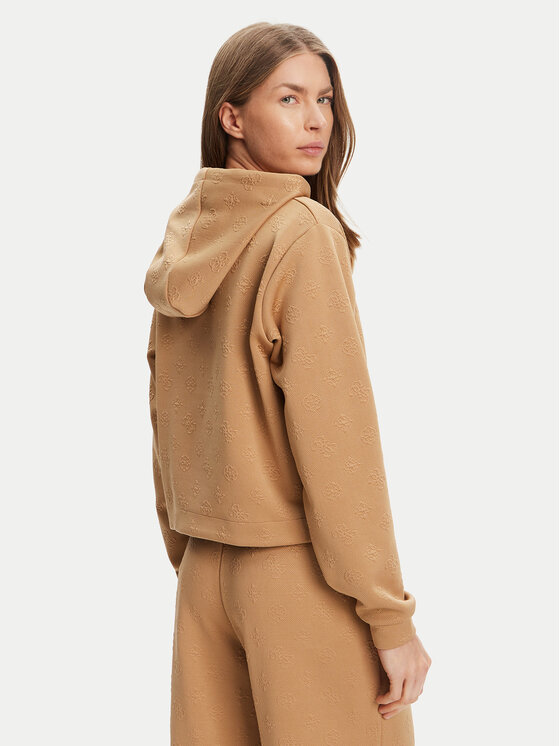 Guess Guess Μπλούζα V5YQ04 KBSL2 Μπεζ Regular Fit