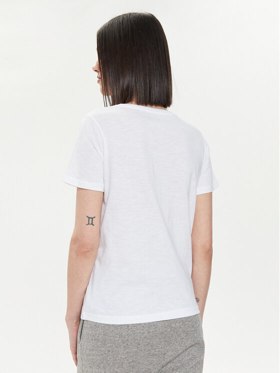 4F 4F T-krekls 4FWSS24TTSHF1162 Balts Regular Fit