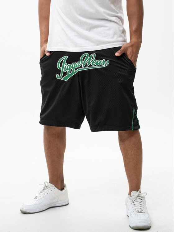 Jigga Wear Jigga Wear Szorty sportowe Baseball 3XL Czarny Regular Fit