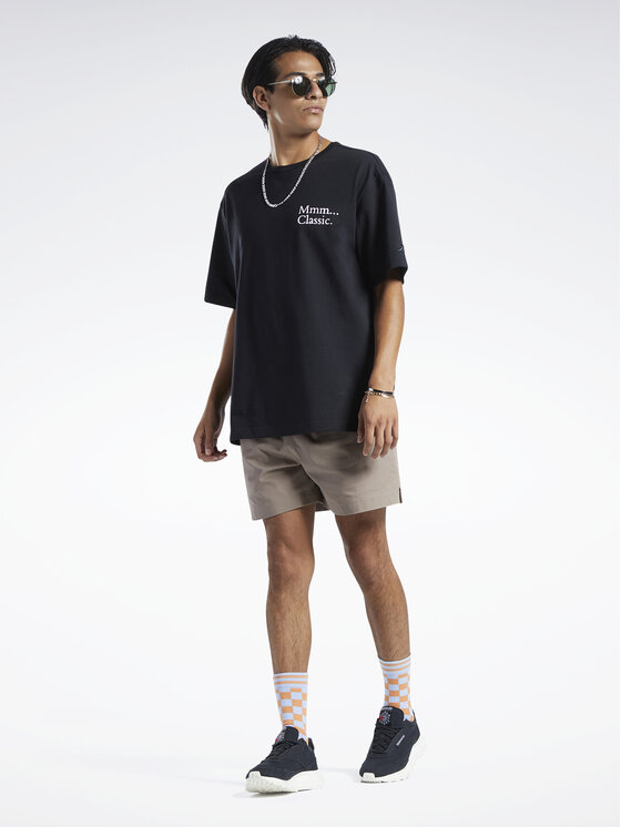 Reebok Reebok Szorty sportowe Classics Skateboard Shorts HT8174 Brązowy