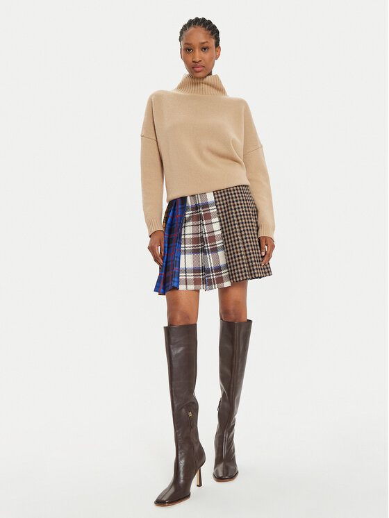 Weekend Max Mara Weekend Max Mara Plisirano krilo Lampada 2425106052 Pisana Regular Fit