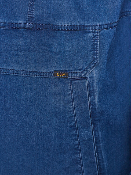 Lee Lee Kurtka anorak LL40FKDK 112331385 Niebieski Regular Fit