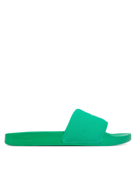 Tommy Hilfiger Şlapi Th Script Pool Slide FW0FW09286 Verde