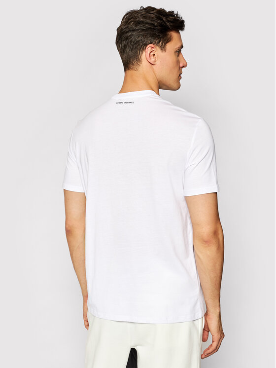 Armani Exchange Armani Exchange T-Shirt 8NZTCK Z8H4Z 1100 Bílá Slim Fit