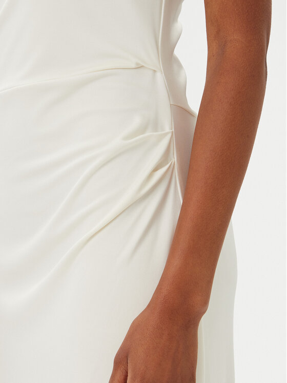 BOSS BOSS Sukienka koktajlowa Etrimi2 50540871 Écru Slim Fit
