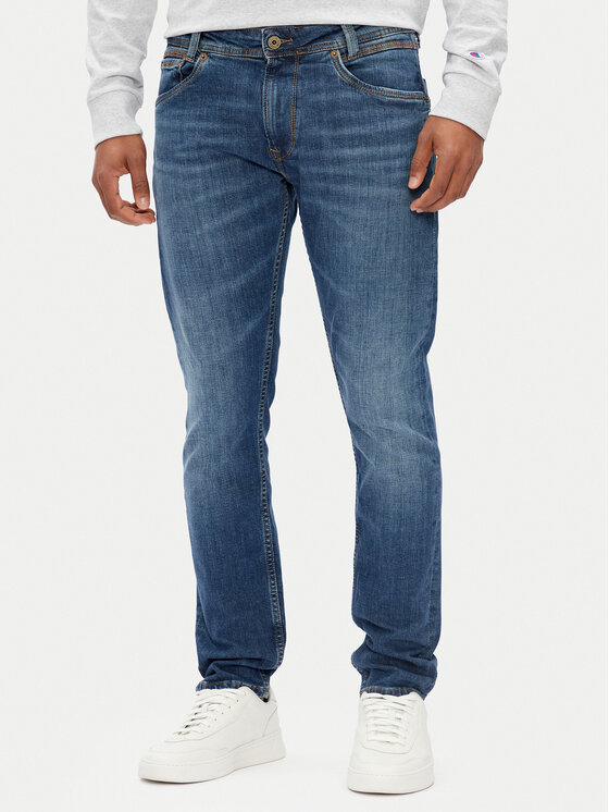 Pepe Jeans Pepe Jeans Blugi PM207391 Albastru Tapered Fit