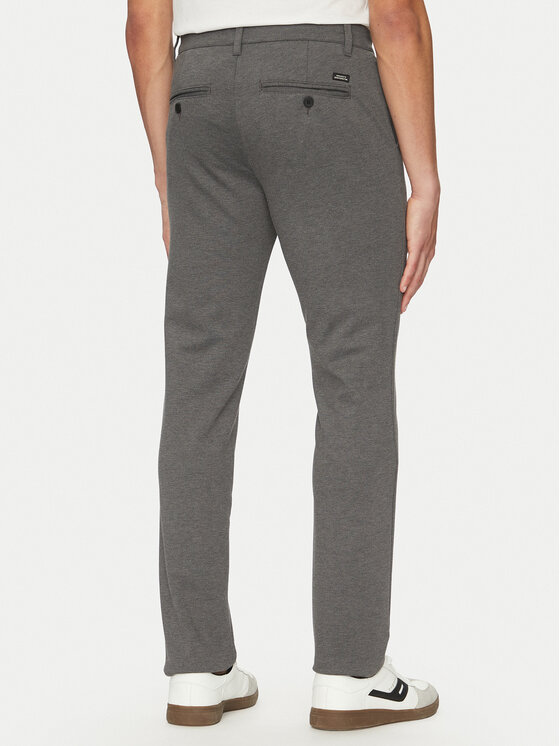 Blend Blend Medžiaginės kelnės 20716659 Pilka Slim Fit