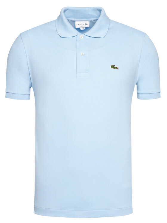 Lacoste Lacoste Тениска с яка и копчета L1212 Син Classic Fit