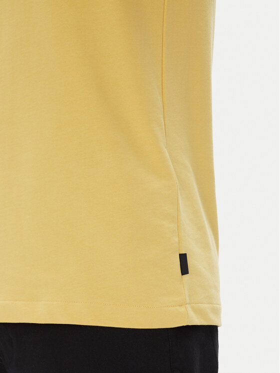 DC Shoes DC Shoes T-Shirt ADYKT03246 Żółty Regular Fit