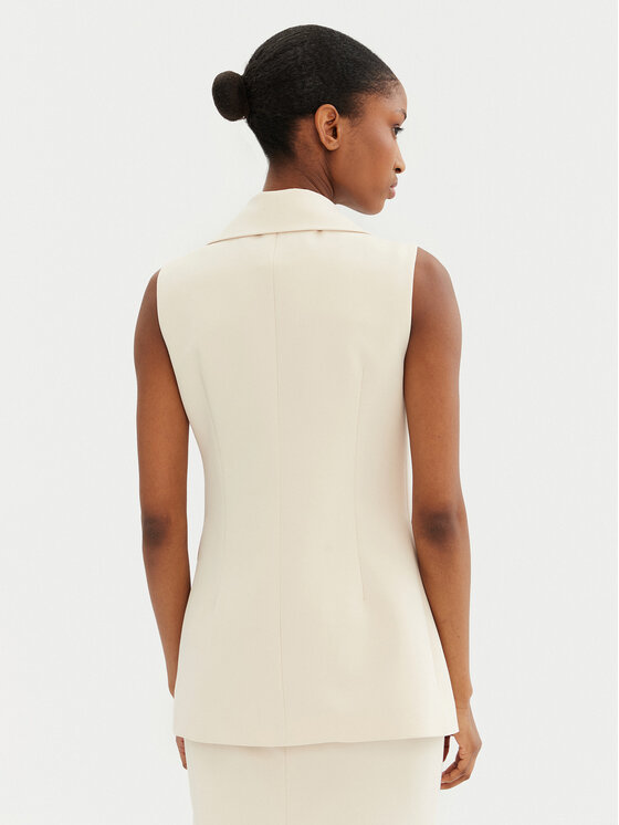 Rinascimento Rinascimento Weste CFC0122763003 Beige Regular Fit