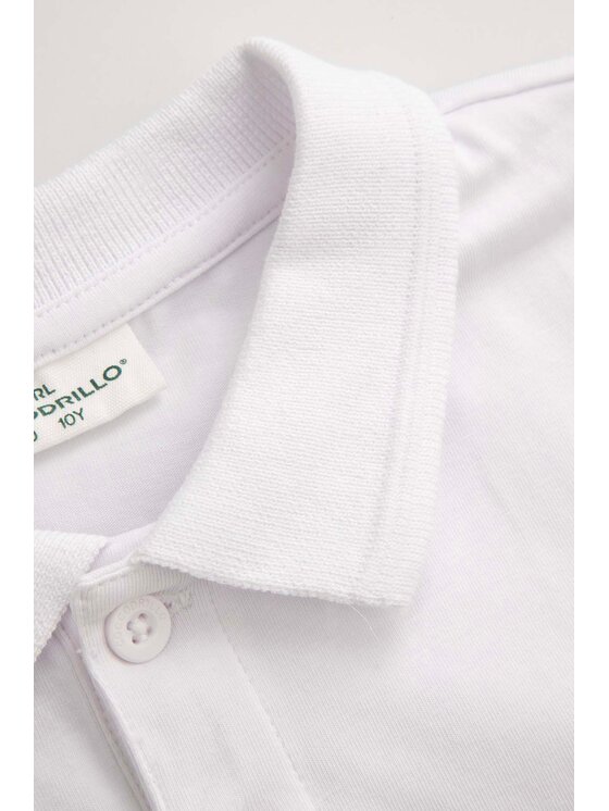 Coccodrillo Coccodrillo Polo XCX143601EJB-001 Biały Regular Fit