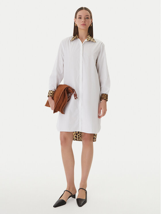 LOLA CASADEMUNT LOLA CASADEMUNT Сукня-сорочка LS2615118 Écru Loose Fit