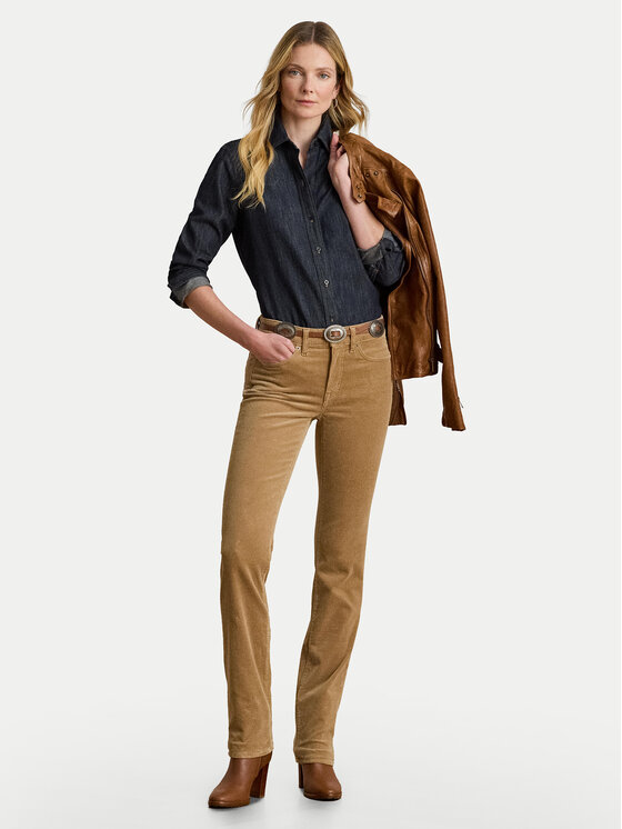LAUREN RALPH LAUREN LAUREN RALPH LAUREN camicia di jeans 200B20825001 Blu scuro Regular Fit